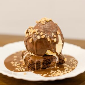 Brownie com Sorvete